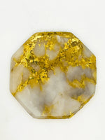 28ct Gold in Quartz Cabochon - Museum Grade