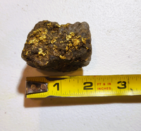 Huge 67 Gram 22k Alaskan Gold Quartz Nugget