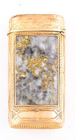 14K Gold Quartz Vesta Case - 41.4 Grams