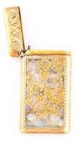 14K Gold Quartz Vesta Case - 33.8 Grams