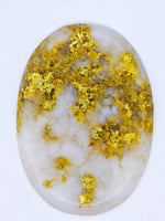 21ct Gold in Quartz Cabochon - Museum Grade