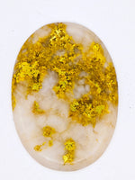 21ct Gold in Quartz Cabochon - Museum Grade