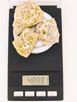 48.88 Grams Trio Colorado Crystalline Gold Quartz Nugget Specimens