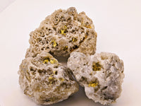 48.88 Grams Trio Colorado Crystalline Gold Quartz Nugget Specimens