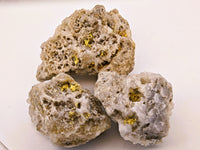 48.88 Grams Trio Colorado Crystalline Gold Quartz Nugget Specimens