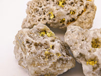 48.88 Grams Trio Colorado Crystalline Gold Quartz Nugget Specimens
