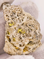 48.88 Grams Trio Colorado Crystalline Gold Quartz Nugget Specimens