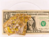HUGE 111.40 Grams Californian Gold Quartz Nugget Specimen