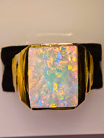10K Solid 7.10ct Australian Opal Ring