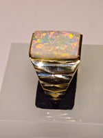 10K Solid 7.10ct Australian Opal Ring