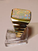 10K Solid 7.10ct Australian Opal Ring