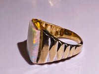 10K Solid 7.10ct Australian Opal Ring