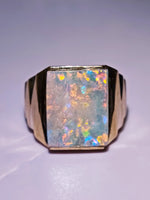 10K Solid 7.10ct Australian Opal Ring