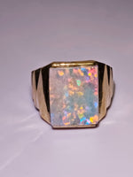10K Solid 7.10ct Australian Opal Ring