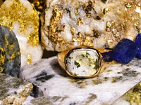 18K 16to1 mine Gold Quartz Signet Ring