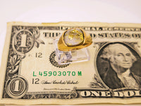 18K 16to1 mine Gold Quartz Signet Ring