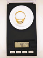 18K 16to1 mine Gold Quartz Signet Ring
