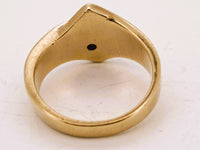 22k Alaskan Gold Nugget & Diamond Ring