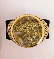 10K GRAIL 14.26ct Round Gold Quartz Ring