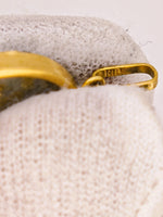 18K Alaskan Gold in Quartz Pendant