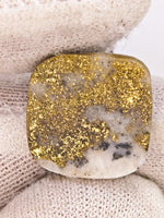 18.35ct Colorado Gold in Quartz Cabochon