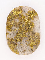 14.35ct Oval Colorado Gold in Quartz Cabochon