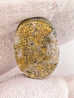 14.35ct Oval Colorado Gold in Quartz Cabochon