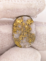14.35ct Oval Colorado Gold in Quartz Cabochon