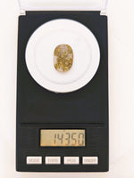 14.35ct Oval Colorado Gold in Quartz Cabochon