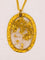 22K Nugget Gold Quartz Pendant