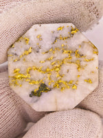 31.55ct Octagon Gold Quartz Cabochon