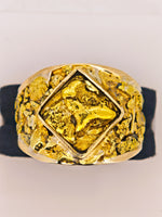 22k Alaskan Gold Nugget Ring