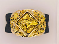 22k Alaskan Gold Nugget Ring