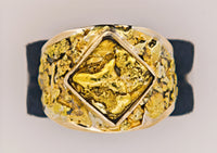 22k Alaskan Gold Nugget Ring