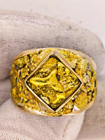 22k Alaskan Gold Nugget Ring