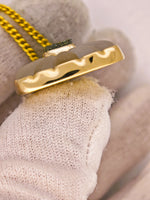 14K Diamond & Gold Quartz Pendant 14.40 Grams