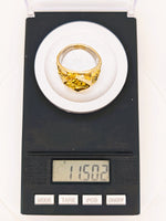 22k Alaskan Gold Nugget Ring