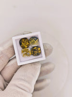 4 x Gold Quartz Cabochon Parcel - 13.12cts