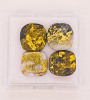 4 x Gold Quartz Cabochon Parcel - 13.12cts