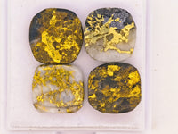 4 x Gold Quartz Cabochon Parcel - 13.12cts