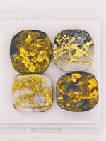 4 x Gold Quartz Cabochon Parcel - 13.12cts