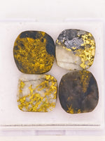 4 x Gold Quartz Cabochon Parcel - 13.12cts