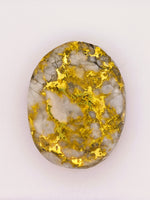 10.37ct 16to1 mine Gold Quartz Cabochon