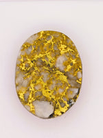 10.37ct 16to1 mine Gold Quartz Cabochon