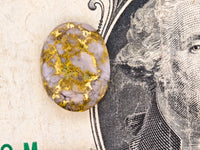 10.37ct 16to1 mine Gold Quartz Cabochon