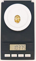 10.37ct 16to1 mine Gold Quartz Cabochon