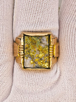 18K Gold in Quartz Ring - 16to1 Mine - GEM