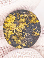 34.20ct RICH 22k Black Native Gold Cabochon