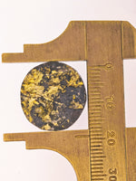 34.20ct RICH 22k Black Native Gold Cabochon
