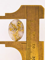 7.60ct 16to1 mine Gold Quartz Cabochon